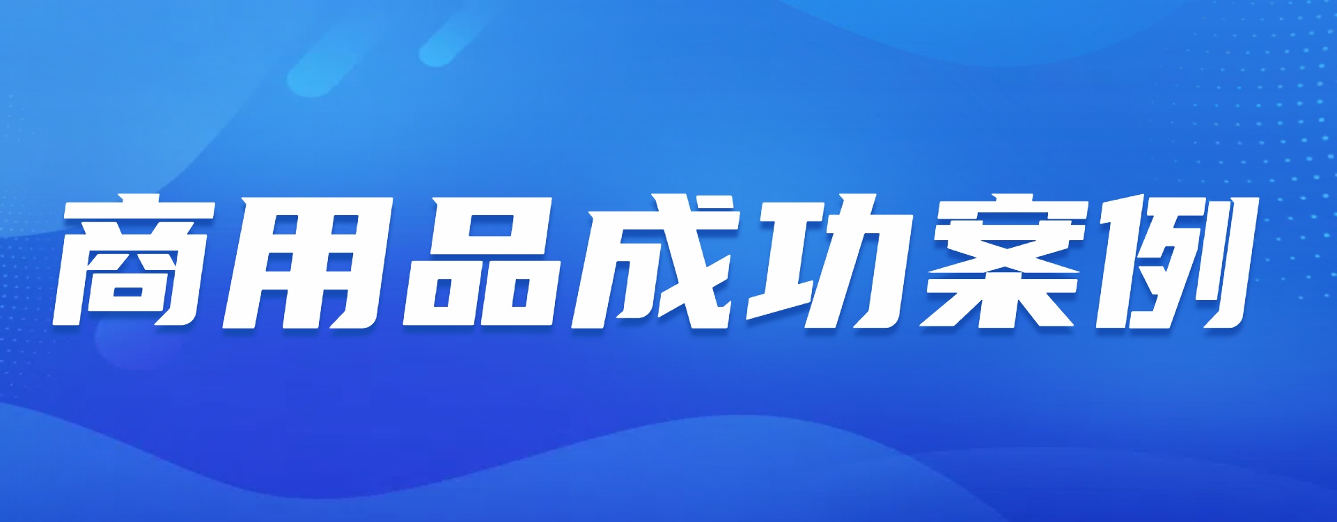 商用品成功案例